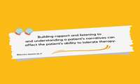 The importance of building rapport with patient 